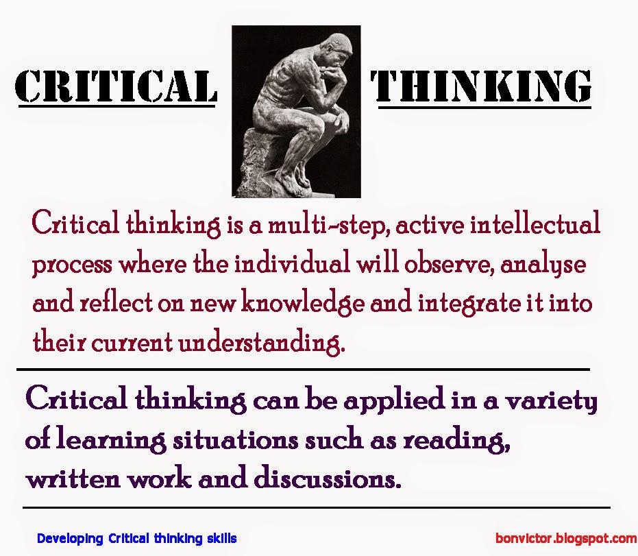 Creative and critical thinking meaning